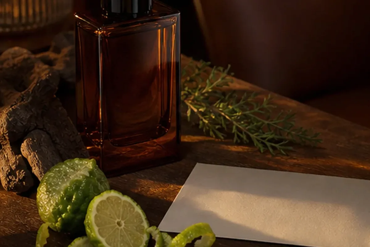 Authentischer Wohlfühlmoment passend zum Beauty-Thema Unisex-Parfum mit langer Haltbarkeit