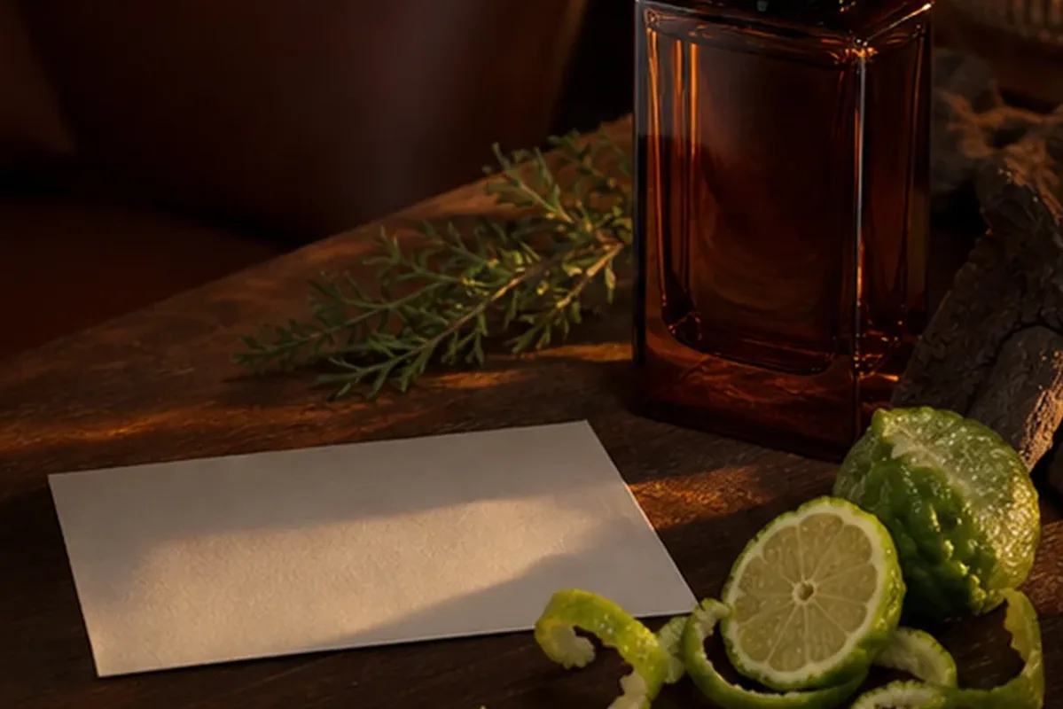 Redaktioneller Beauty-Moment zur Ausgangslage bei Holziger Duft für einen minimalistischen Stil