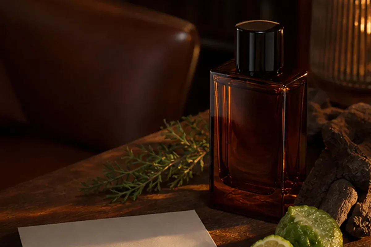 Emotionaler und authentischer Anwendungsmoment rund um Unisex-Parfum bei warmem Wetter