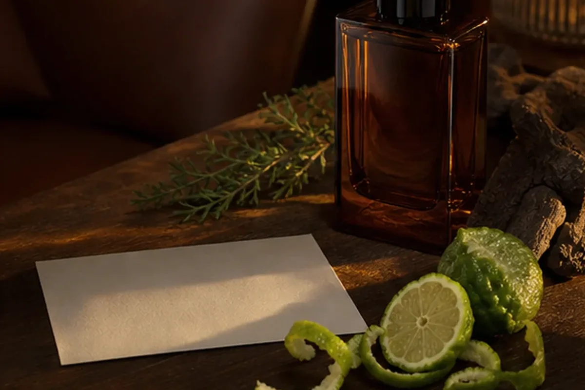 Emotionaler und authentischer Anwendungsmoment rund um Unisex-Parfum für sensible Nasen