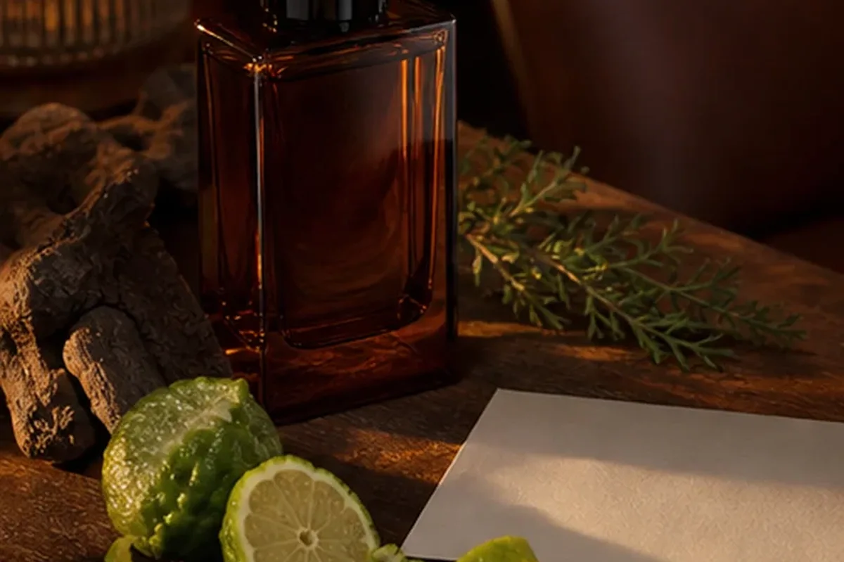 Redaktionelle Detailaufnahme zur Orientierung bei Unisex-Parfum für sensible Nasen