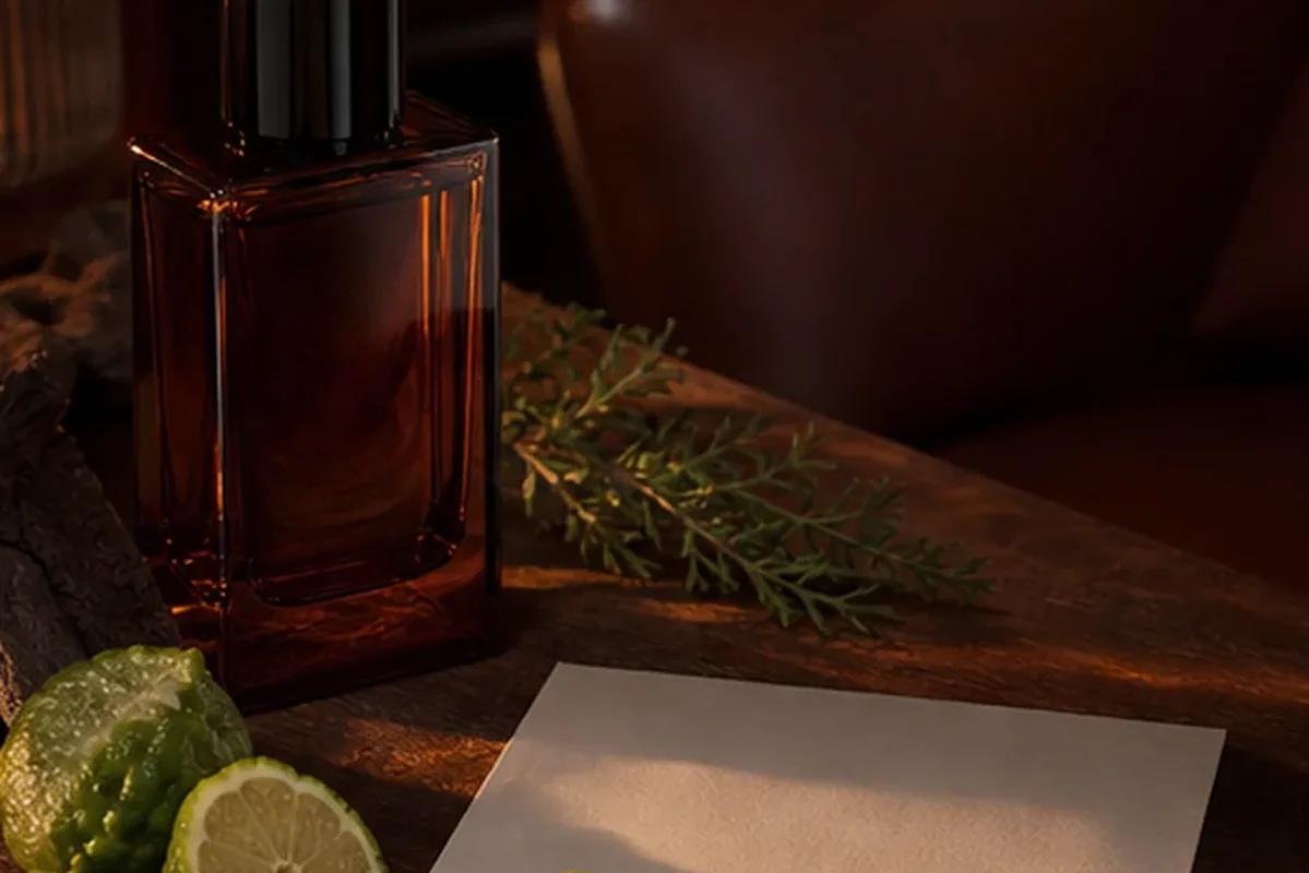 Emotionaler und authentischer Anwendungsmoment rund um Eau de Parfum bei kaltem Wetter