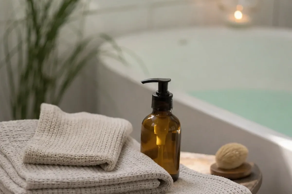 Hochwertige Beauty-Inszenierung zu Auswahlkriterien für Gesichtsrasierer für langanhaltende Glätte