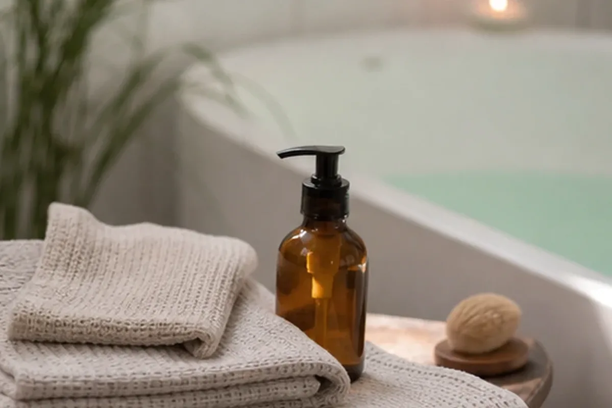Hochwertige Beauty-Inszenierung zu Auswahlkriterien für Gesichtsrasierer bei eingewachsenen Haaren