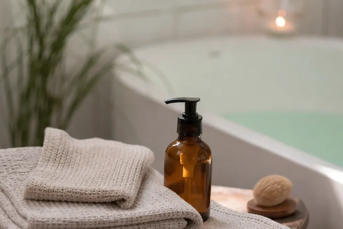 Hochwertige Beauty-Inszenierung zu Auswahlkriterien für After-Sun-Pflege bei brüchigen Nägeln