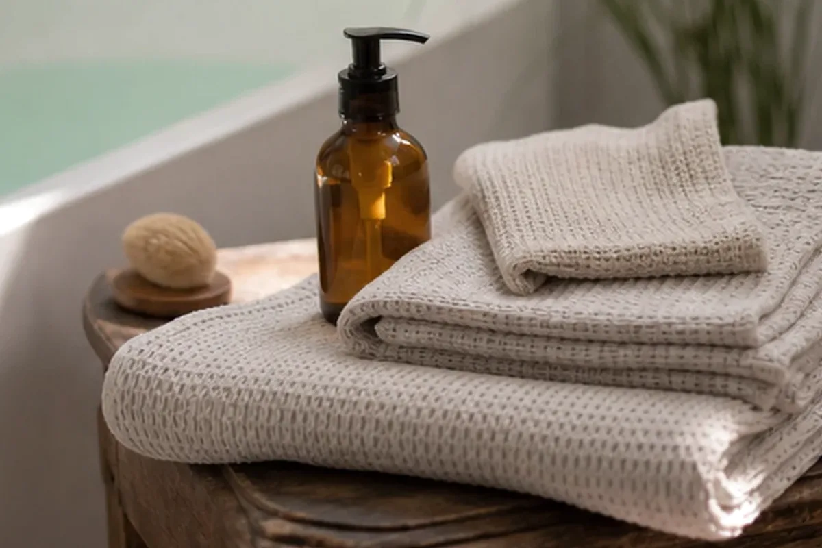 Redaktionelle Detailaufnahme zur Orientierung bei Peeling vor der Rasur für empfindliche Haut