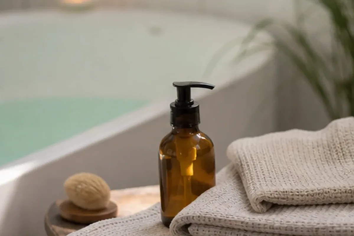 Hochwertige Beauty-Inszenierung zu Auswahlkriterien für Selbstbräuner für empfindliche Haut