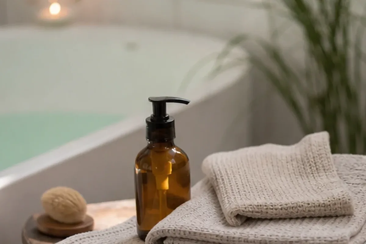 Redaktionelle Detailaufnahme zur Orientierung bei Fußcreme für raue Haut