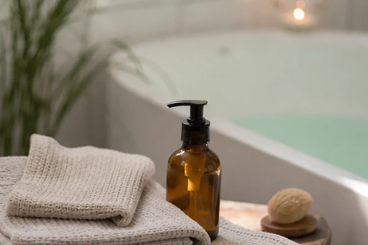 Redaktionelle Detailaufnahme zur Orientierung bei Fußcreme für müde Füße