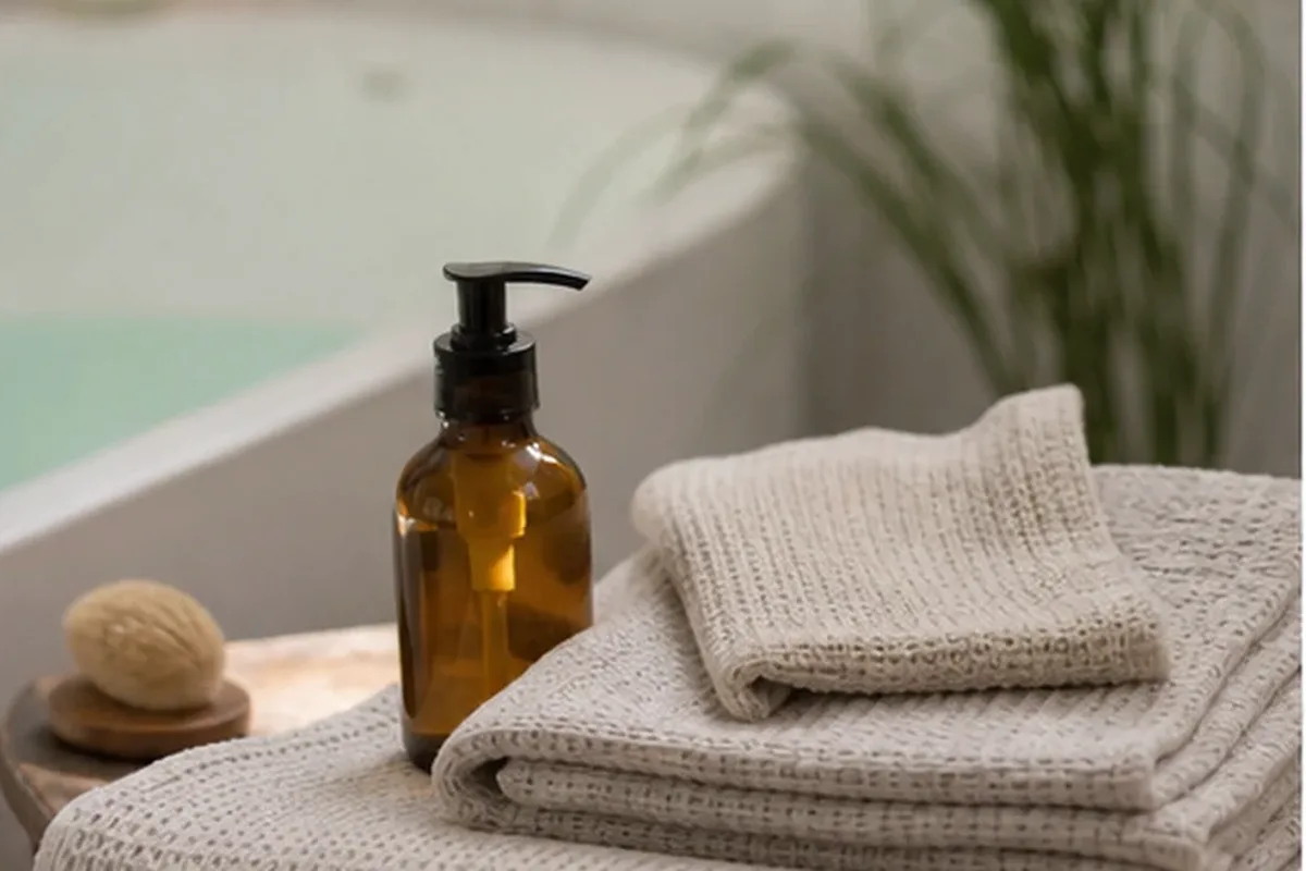 Redaktionelle Detailaufnahme zur Orientierung bei Fußcreme für trockene Haut