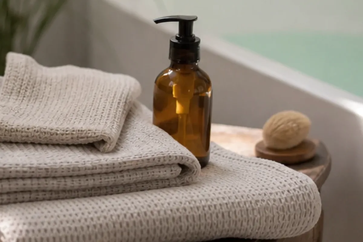 Redaktionelle Detailaufnahme zur Orientierung bei Fußcreme für trockene Haut
