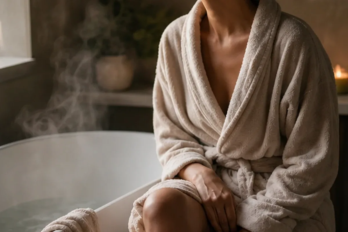 Emotionaler und authentischer Anwendungsmoment rund um Eau de Parfum für einen eleganten Stil