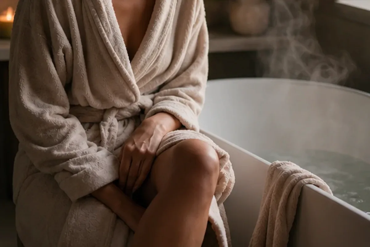 Authentische Beauty-Routine passend zum Thema Vanilleduft bei warmem Wetter