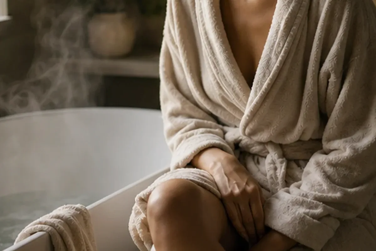 Redaktioneller Beauty-Moment zur Ausgangslage bei Body Butter für trockene Haut
