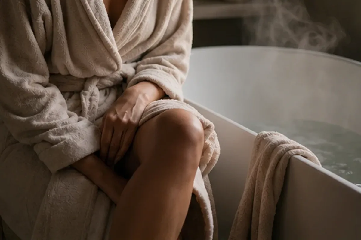 Authentischer Wohlfühlmoment passend zum Beauty-Thema Sommerparfum für einen eleganten Stil