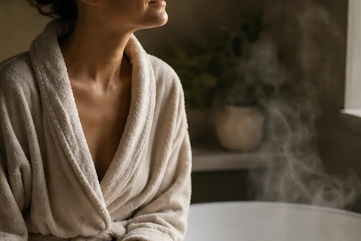 Authentische Beauty-Routine passend zum Thema Body Butter für trockene Haut