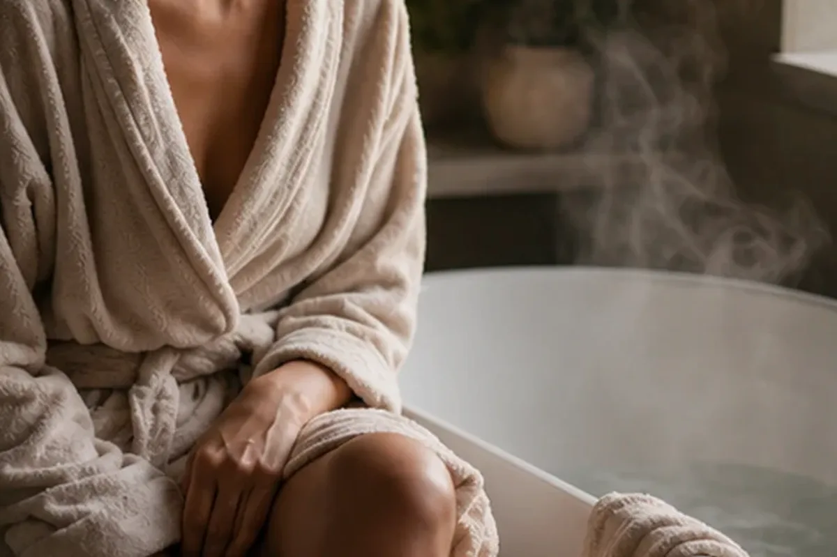 Authentische Beauty-Routine passend zum Thema Duschgel bei starkem Schwitzen