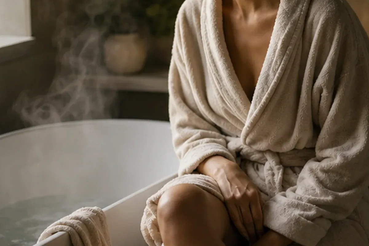 Hochwertige Beauty-Inszenierung zu Auswahlkriterien für Körperlotion bei starkem Schwitzen