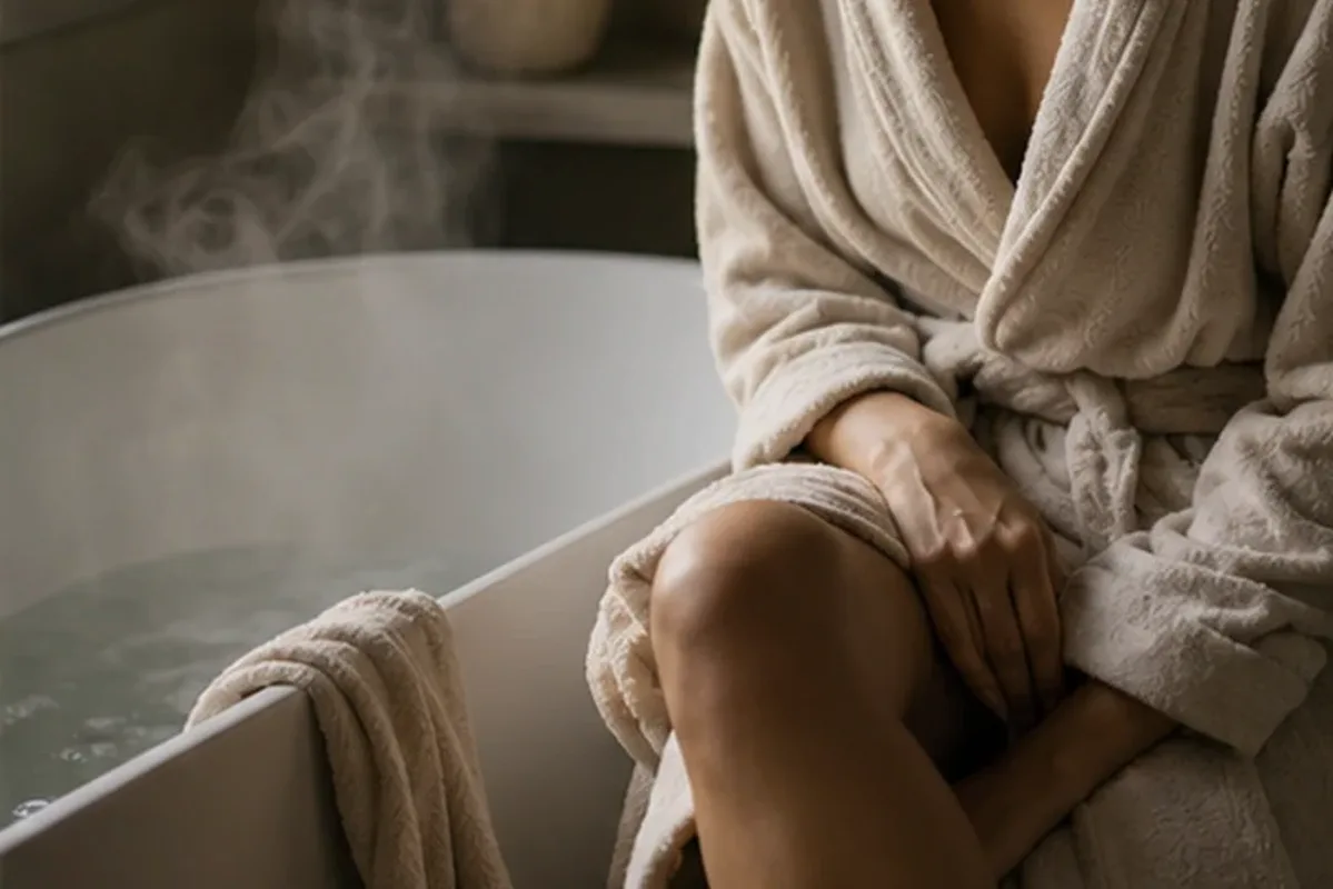 Authentische Beauty-Routine passend zum Thema Körperöl für beanspruchte Hände