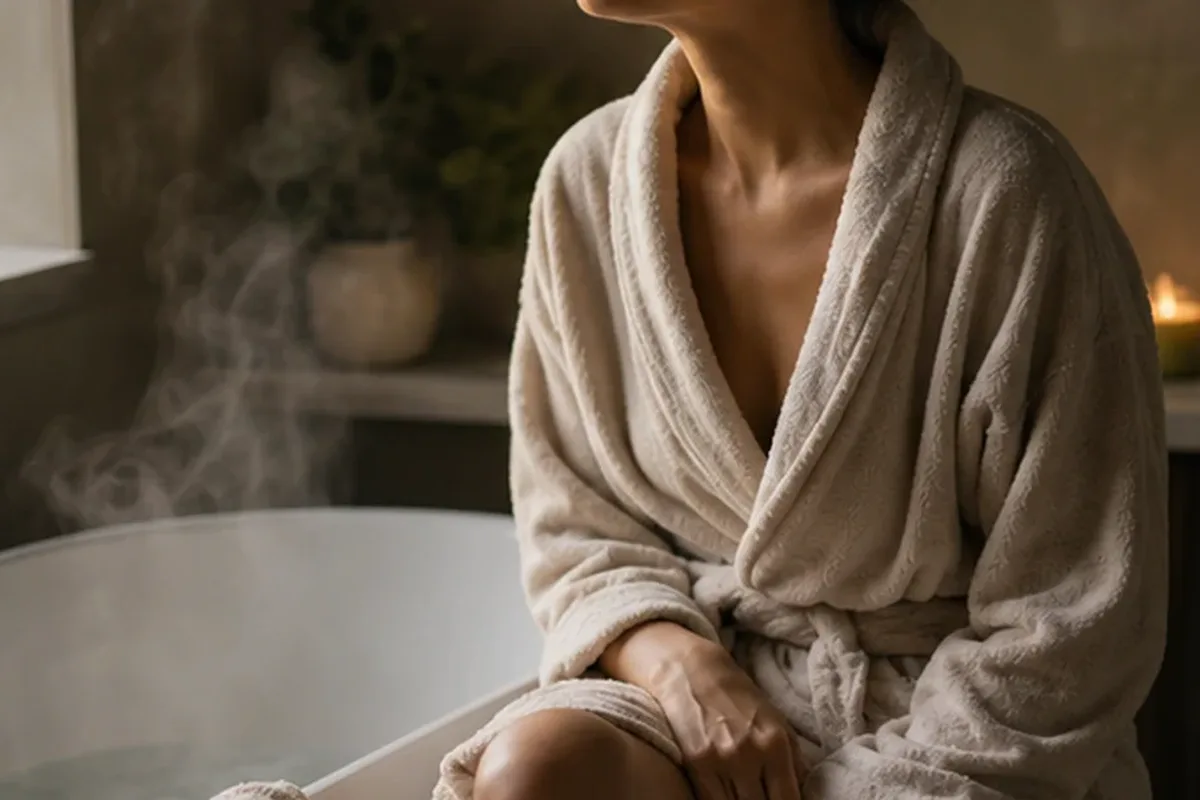 Authentische Beauty-Routine passend zum Thema Winterparfum mit langer Haltbarkeit