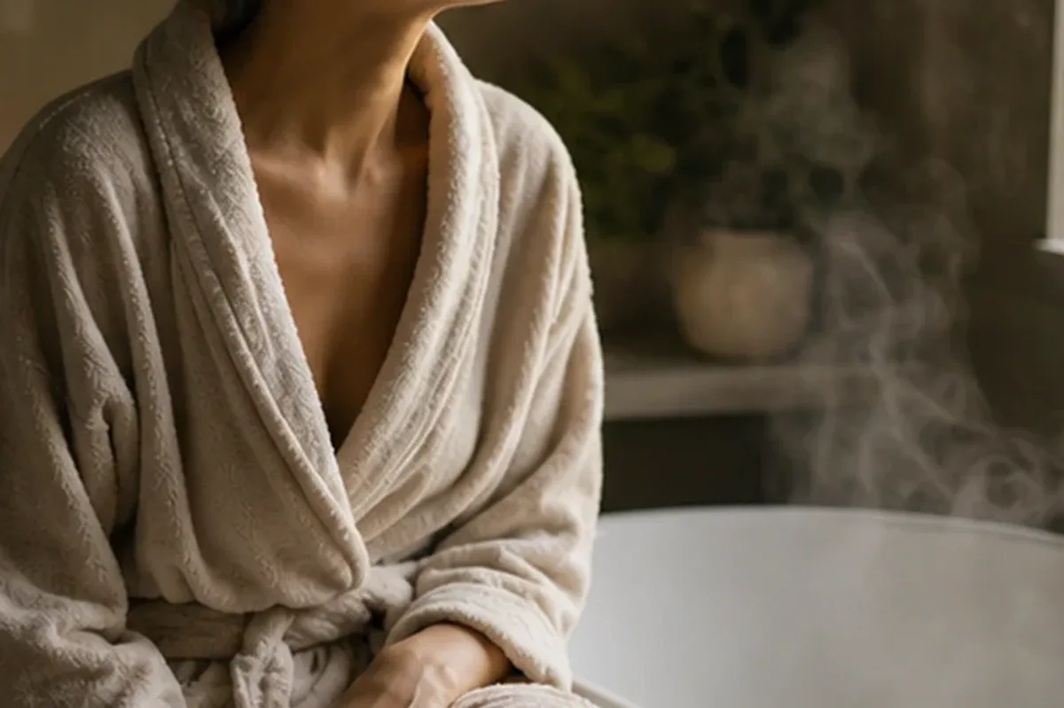 Authentische Beauty-Routine passend zum Thema Duschöl für trockene Haut