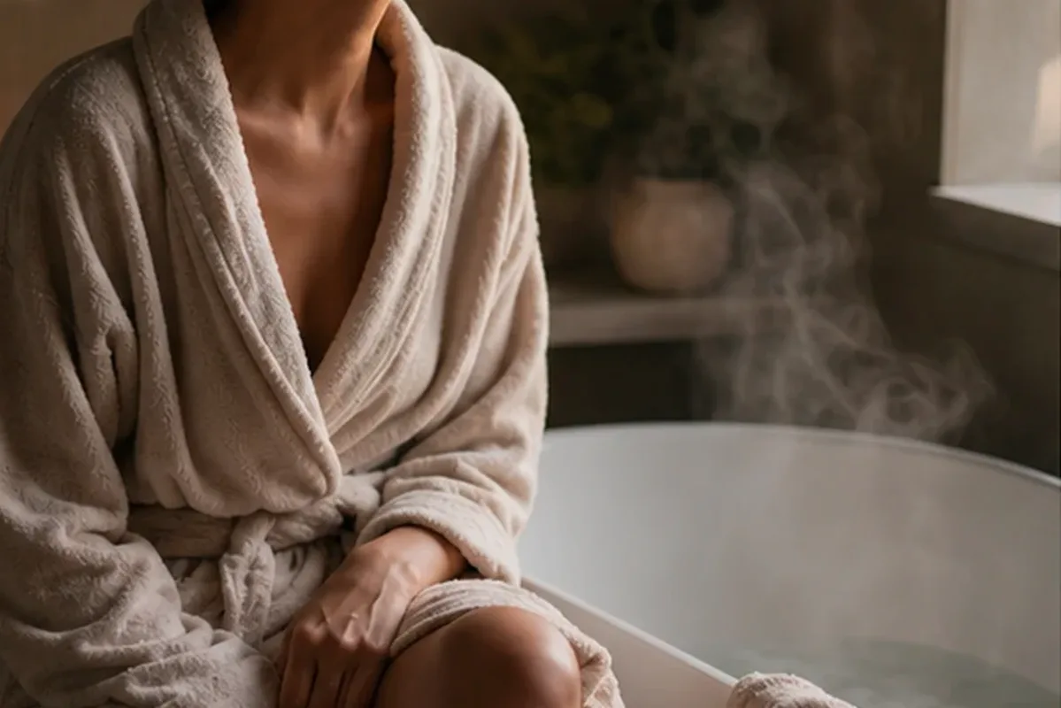 Redaktioneller Beauty-Moment zur Ausgangslage bei After-Sun-Pflege für raue Haut