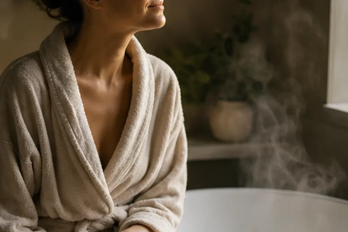 Redaktioneller Beauty-Moment zur Ausgangslage bei Blumiger Duft bei kaltem Wetter
