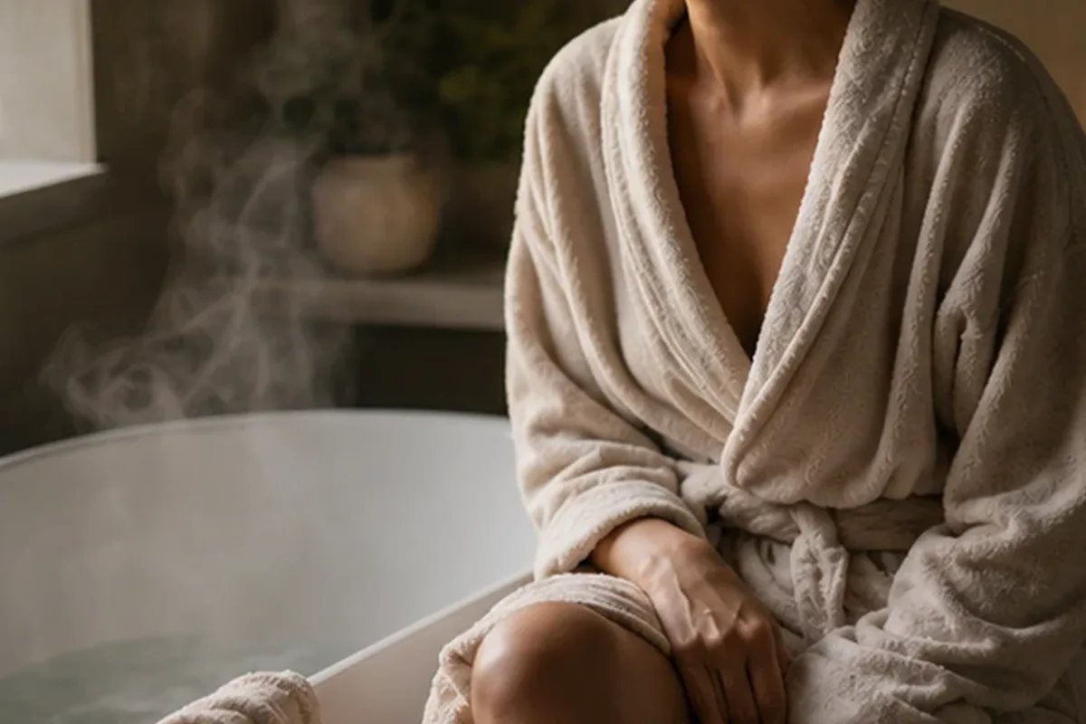 Authentische Beauty-Routine passend zum Thema Frischer Duft bei warmem Wetter