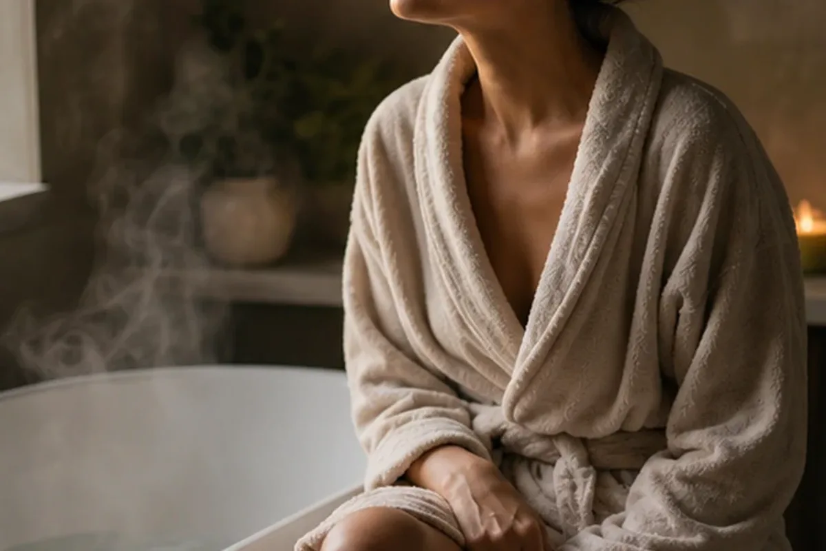 Authentischer Wohlfühlmoment passend zum Beauty-Thema Body Butter für beanspruchte Hände