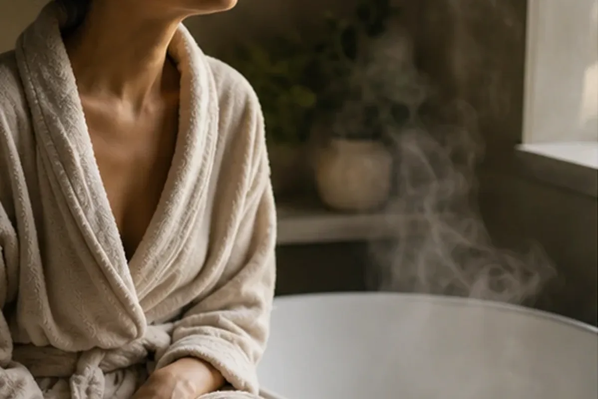 Authentische Beauty-Routine passend zum Thema Körperlotion für raue Haut