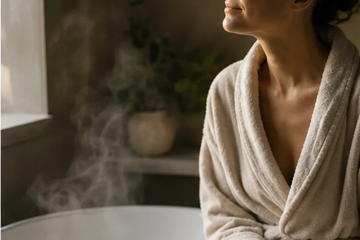 Redaktioneller Beauty-Moment zur Ausgangslage bei Körperpeeling bei Keratosis pilaris