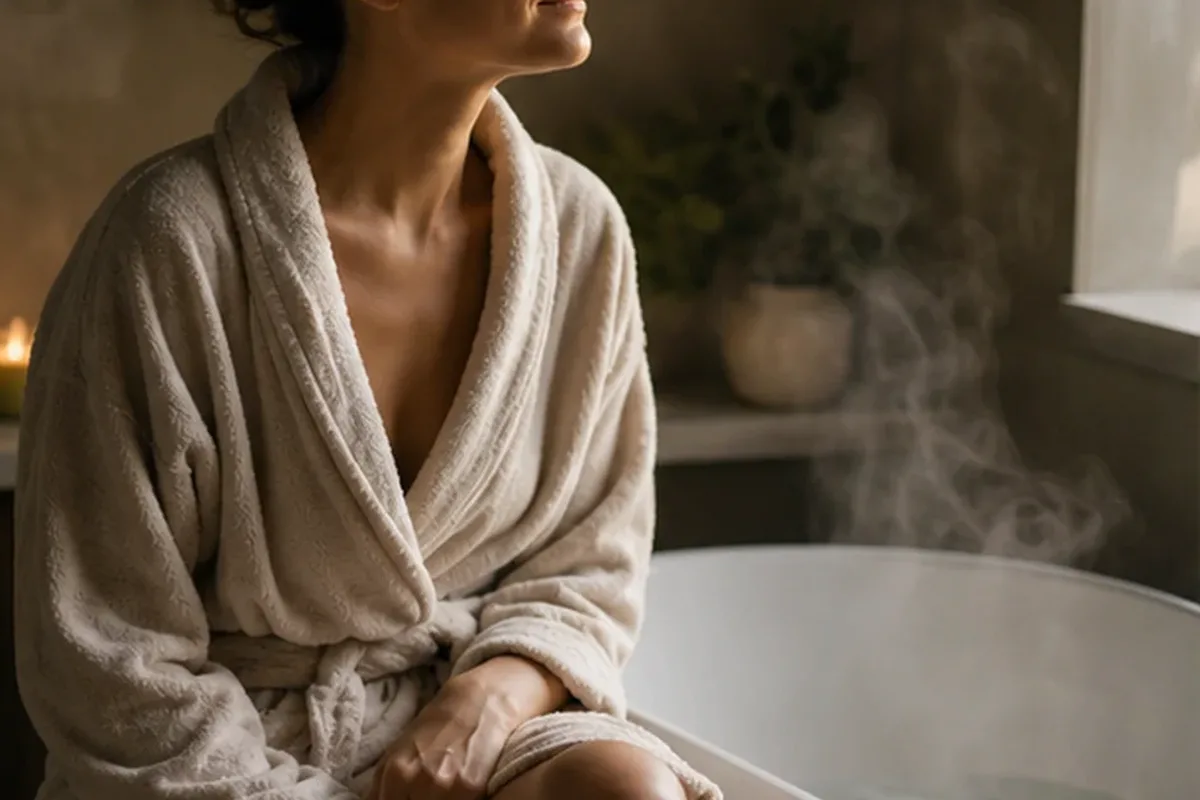 Emotionaler und authentischer Anwendungsmoment rund um Body Butter für empfindliche Haut