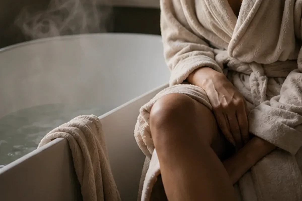 Redaktionelle Detailaufnahme zur Orientierung bei Nagelöl bei brüchigen Nägeln