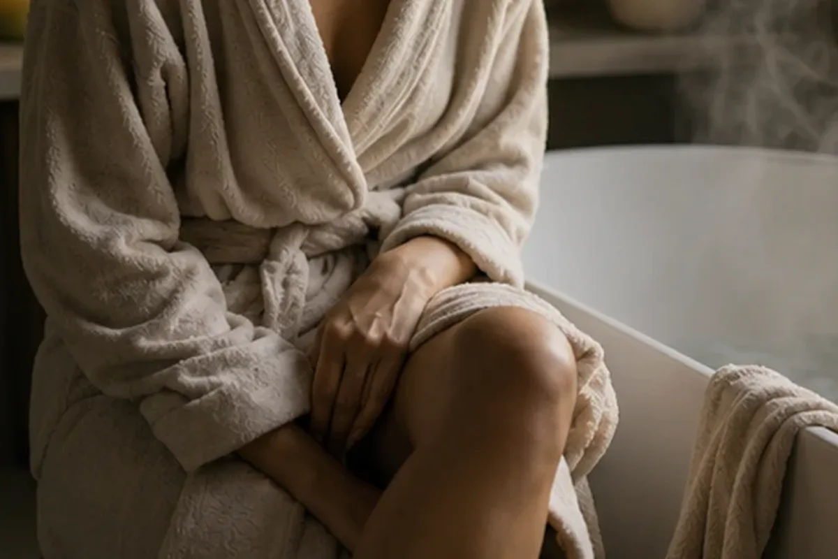 Redaktioneller Beauty-Moment zur Ausgangslage bei Körperlotion bei starkem Schwitzen