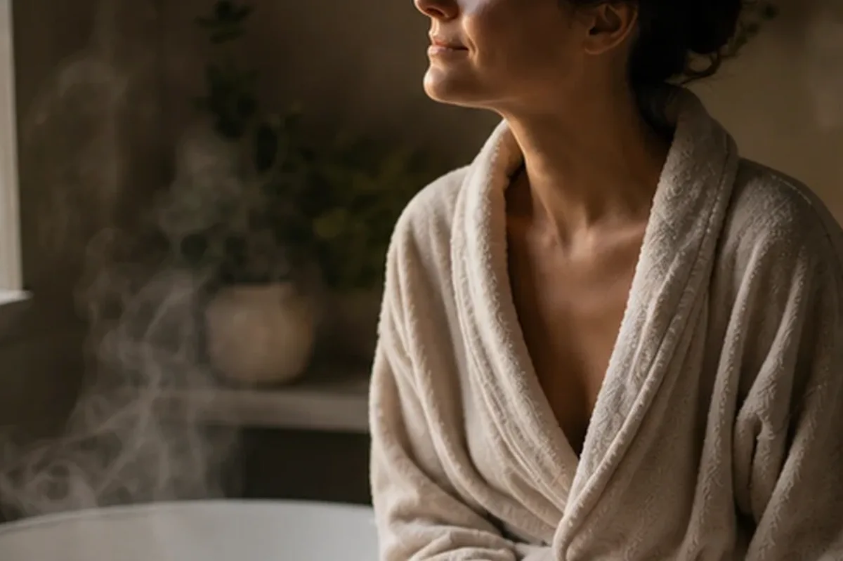 Authentische Beauty-Routine passend zum Thema Selbstbräuner für müde Füße