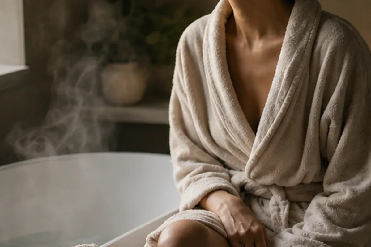 Authentischer Wohlfühlmoment passend zum Beauty-Thema Winterparfum für Duftanfänger