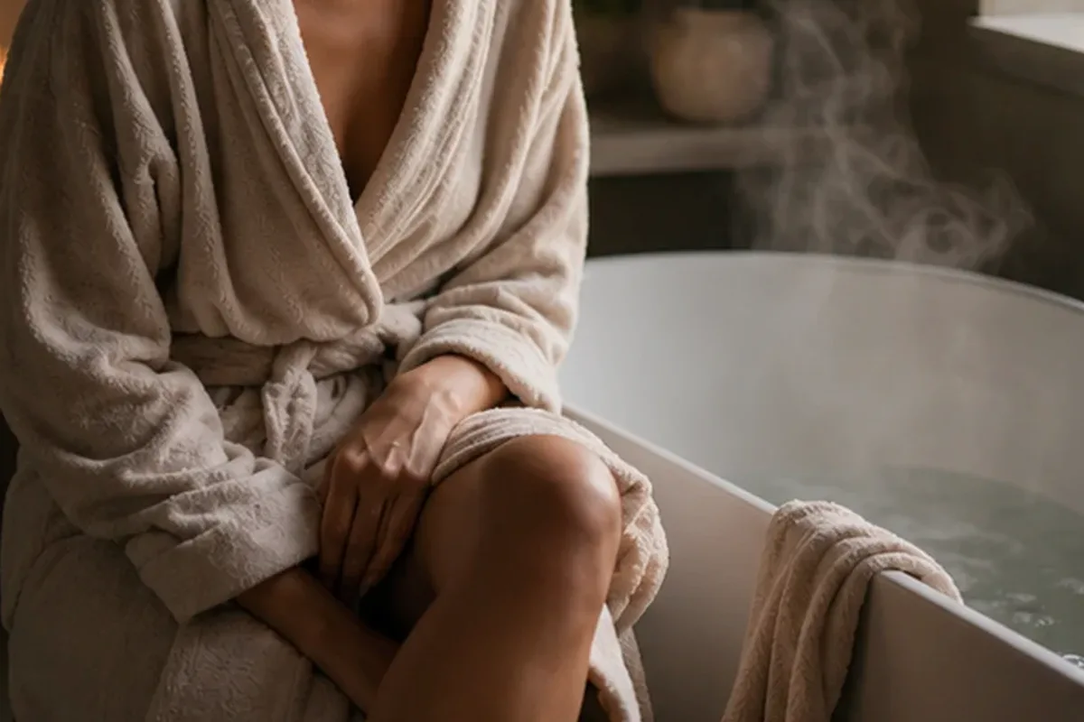 Authentischer Wohlfühlmoment passend zum Beauty-Thema Nischenduft mit langer Haltbarkeit