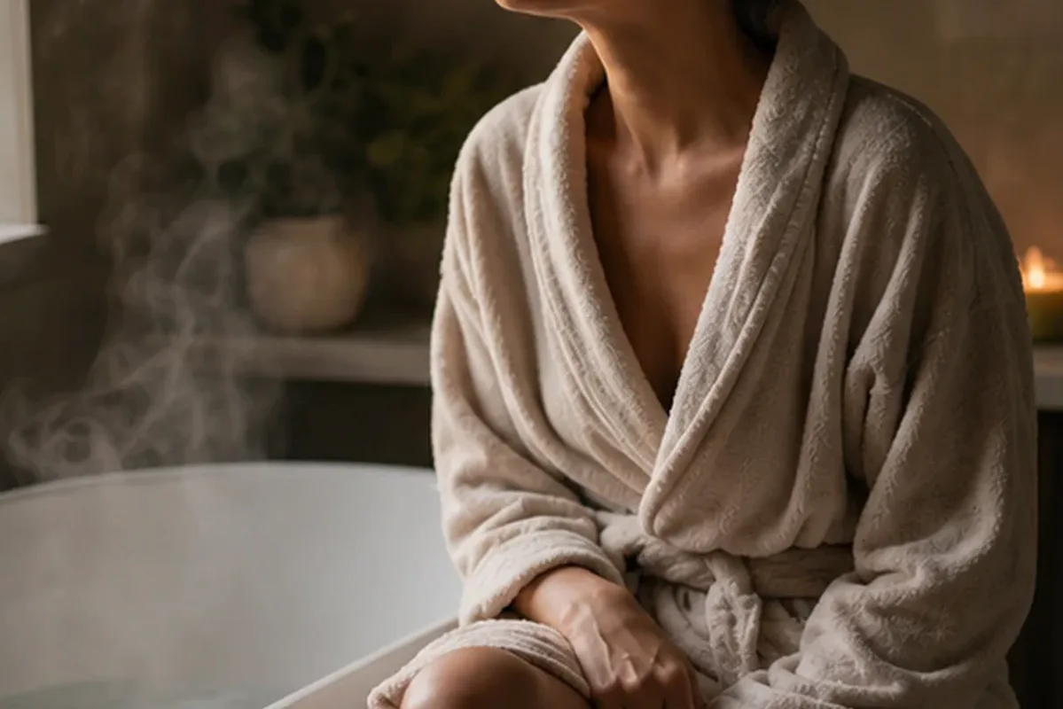 Redaktioneller Beauty-Moment zur Ausgangslage bei Winterparfum für einen eleganten Stil