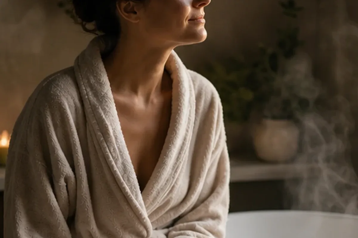 Authentische Beauty-Routine passend zum Thema Körperlotion für müde Füße