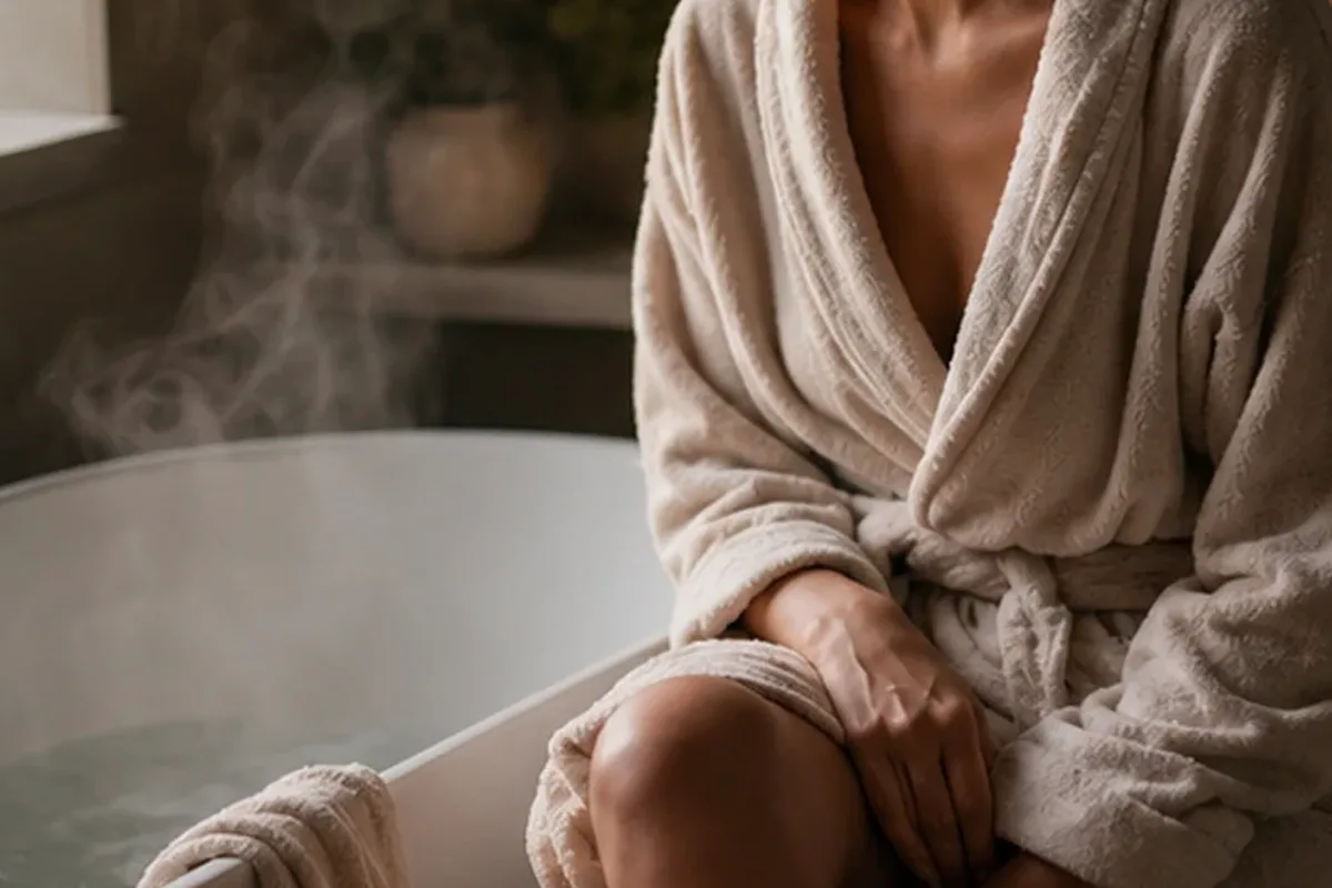 Hochwertige Beauty-Inszenierung zu Auswahlkriterien für Fußcreme für müde Füße