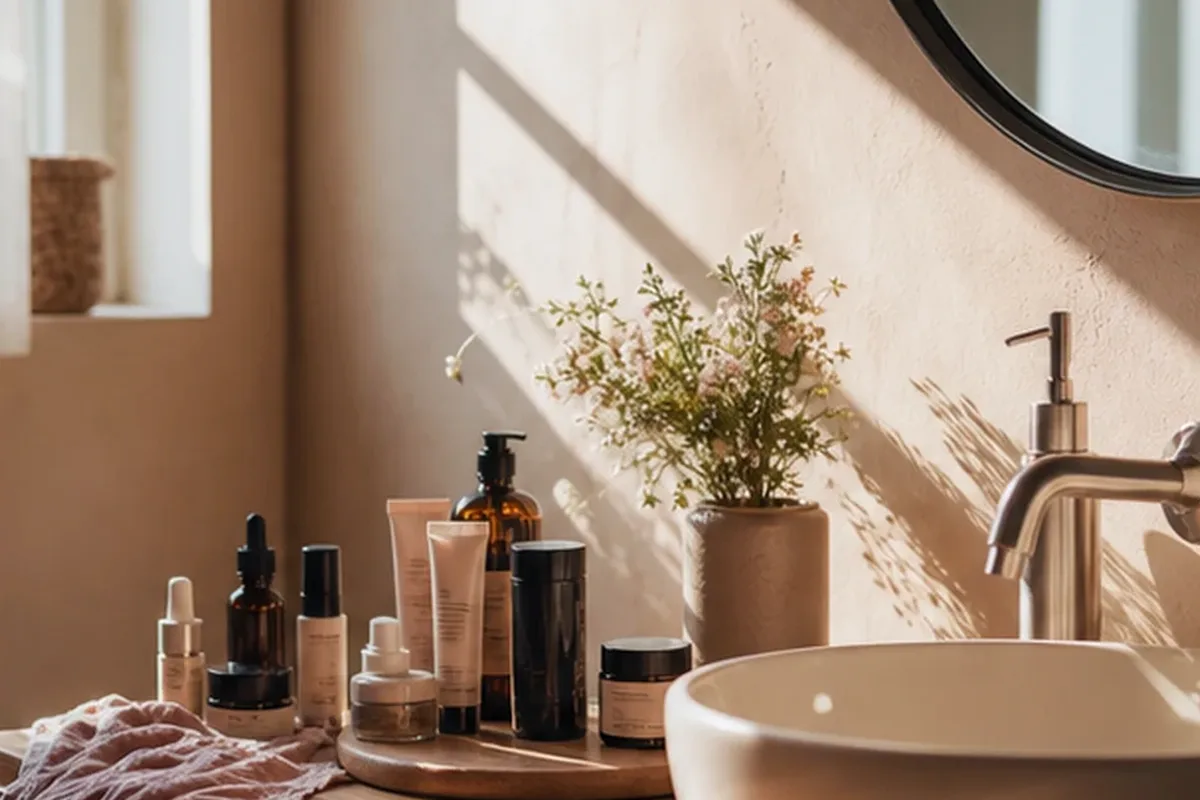 Hochwertige Beauty-Inszenierung zu Auswahlkriterien für Selbstbräuner bei Keratosis pilaris