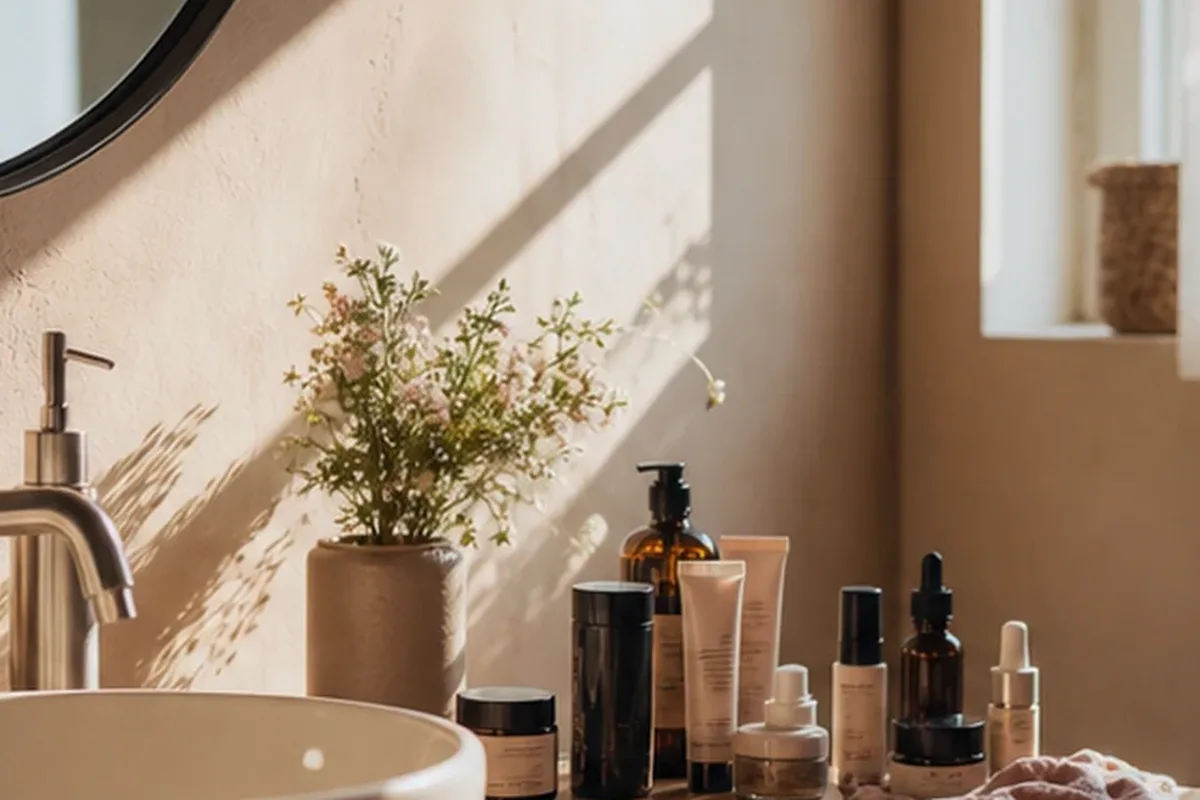 Hochwertige Beauty-Inszenierung zu Auswahlkriterien für Tiefenreinigungsshampoo bei Haarbruch