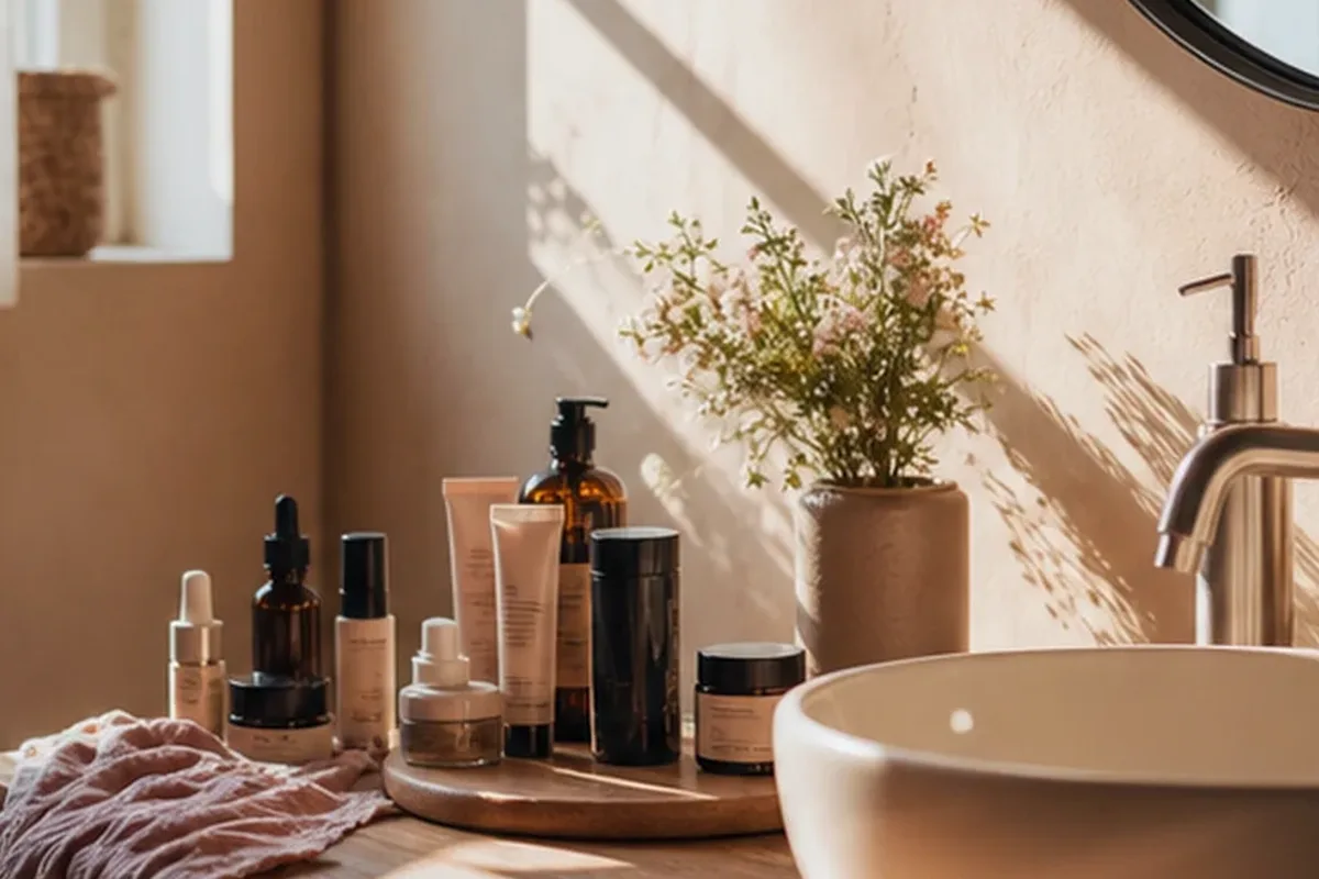 Hochwertige Beauty-Inszenierung zu Auswahlkriterien für Lockencreme für strapaziertes Haar