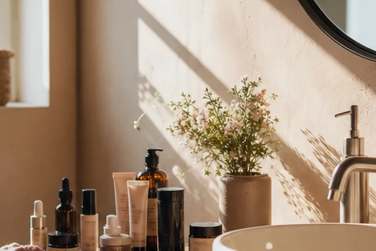 Hochwertige Beauty-Inszenierung zu Auswahlkriterien für Haarmaske bei Frizz