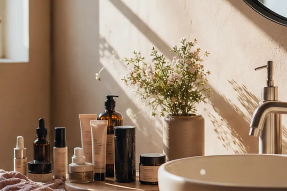 Hochwertige Beauty-Inszenierung zu Auswahlkriterien für Puder für reife Haut