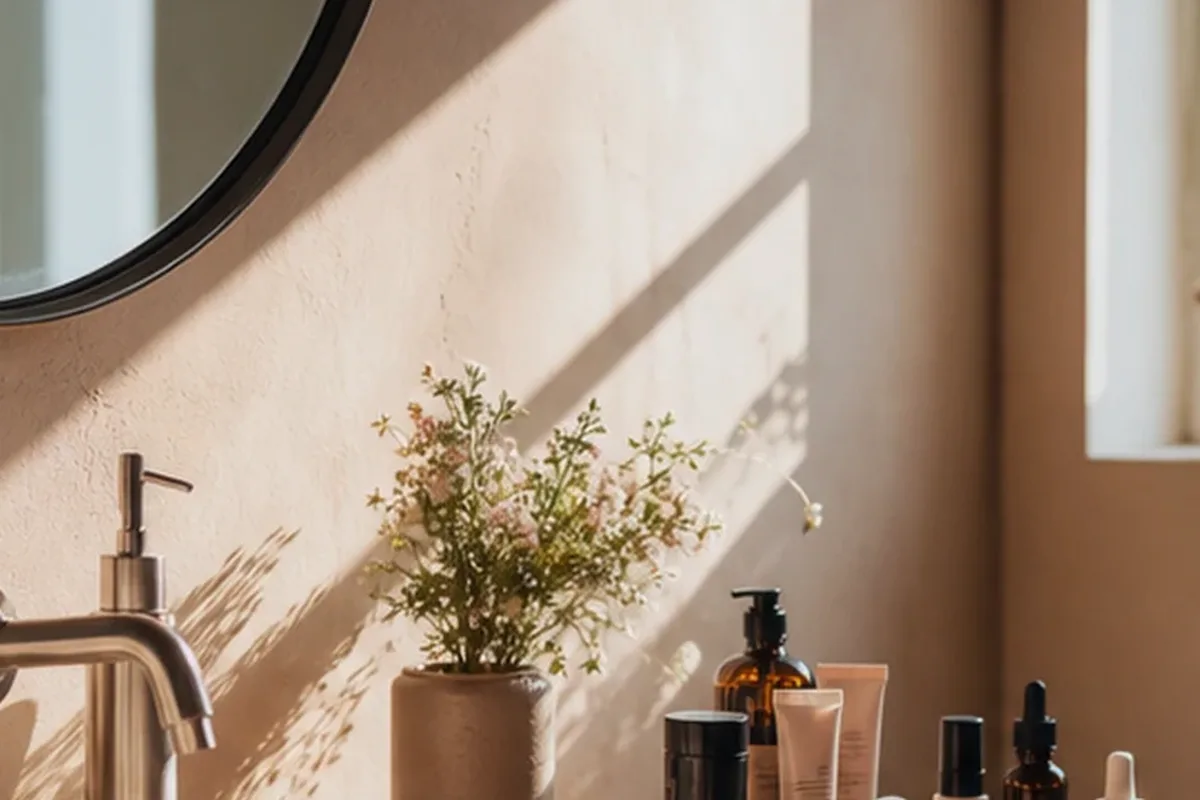 Hochwertige Beauty-Inszenierung zu Auswahlkriterien für Gesichtssauna für empfindliche Haut