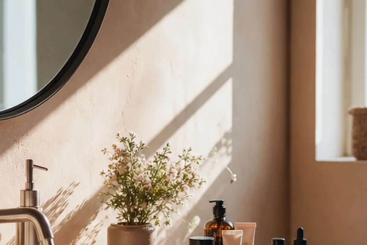 Hochwertige Beauty-Inszenierung zu Auswahlkriterien für Gesichtswasser für fettige Haut