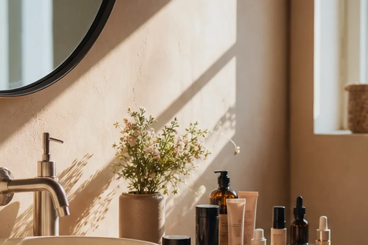 Hochwertige Beauty-Inszenierung zu Auswahlkriterien für Anti-Frizz-Pflege für trockenes Haar