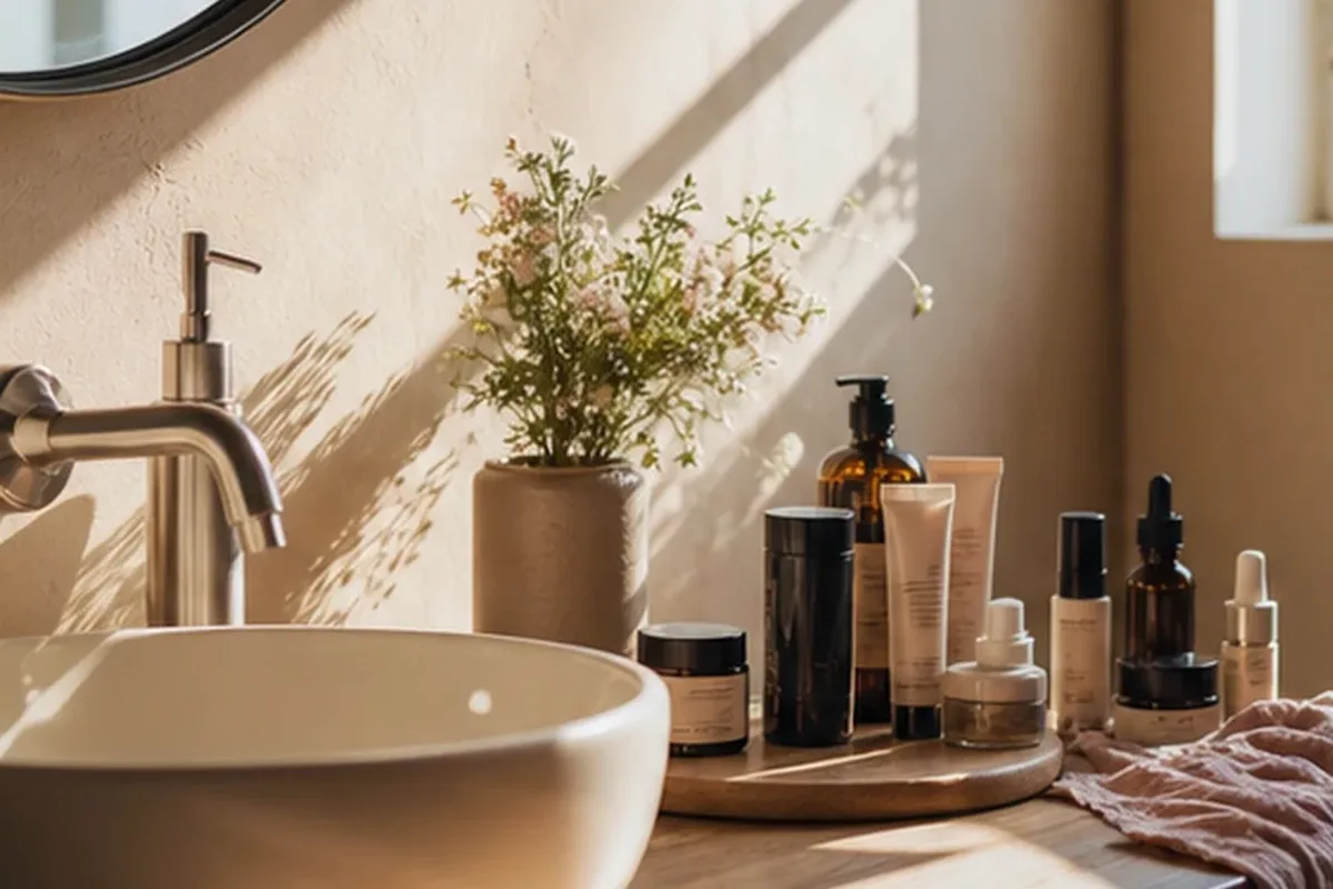 Hochwertige Beauty-Inszenierung zu Auswahlkriterien für After-Sun-Pflege bei starkem Schwitzen