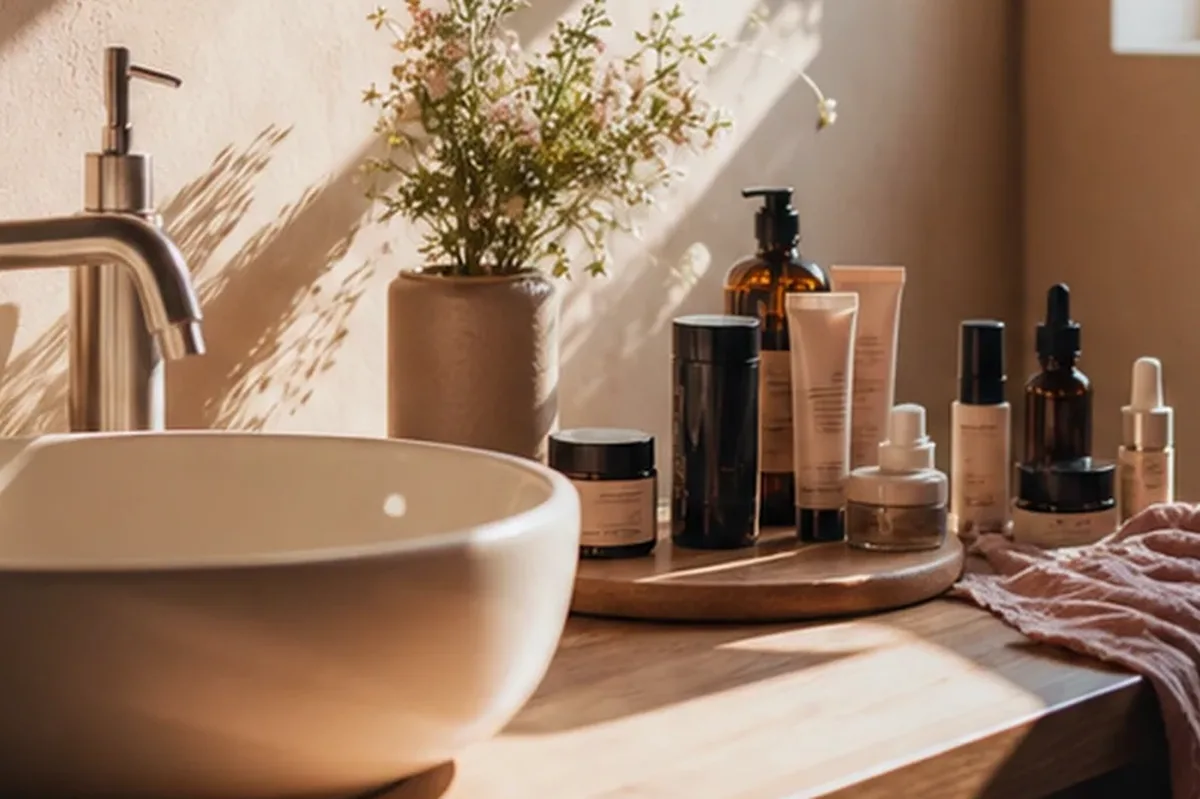 Hochwertige Beauty-Inszenierung zu Auswahlkriterien für Lockencreme für empfindliche Kopfhaut